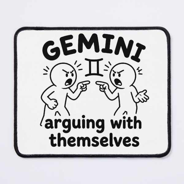 Item preview, Gemini Arguing With Themselves Funny designed and sold by MonkiFlipp.