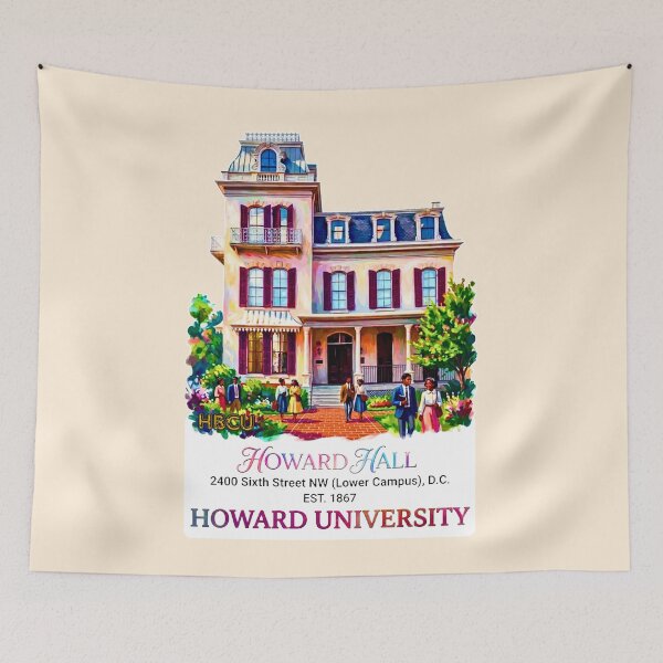 Item preview, Historic Howard Hall Academic Impressionist Art designed and sold by EvergreenPark - Tee Studio.