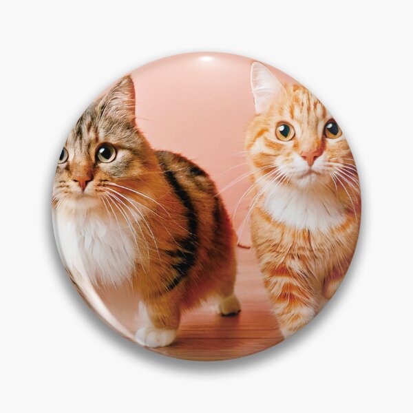 Item preview, Two Confident Cats Walking Together Side designed and sold by OsakaYumeWorks.