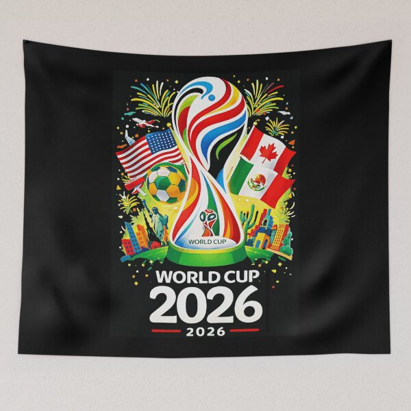 Item preview, World Cup 2026 Soccer Football United States Canada Mexico Fans designed and sold by BalthQIK.