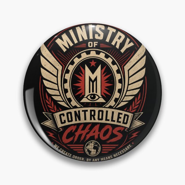 Item preview, Ministry of Controlled Chaos | Retro Bureaucratic Humor designed and sold by Jandedan.