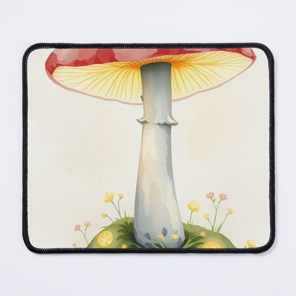 Item preview, Whimsical Watercolor Mushroom Cottagecore Nature Art designed and sold by Vida e Arte.