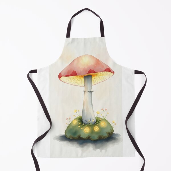 Item preview, Whimsical Watercolor Mushroom Cottagecore Nature Art designed and sold by Vida e Arte.