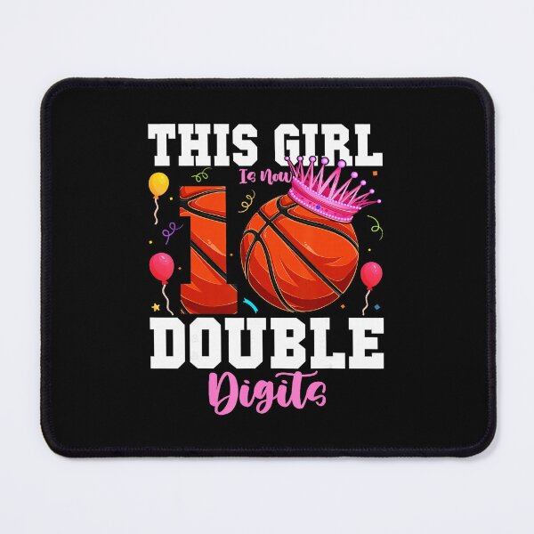 Item preview, Double Digits Basketball Birthday Girl Celebrates Turning Ten designed and sold by allistermariam.