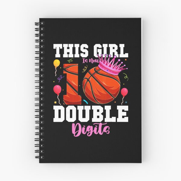 Item preview, Double Digits Basketball Birthday Girl Celebrates Turning Ten designed and sold by allistermariam.