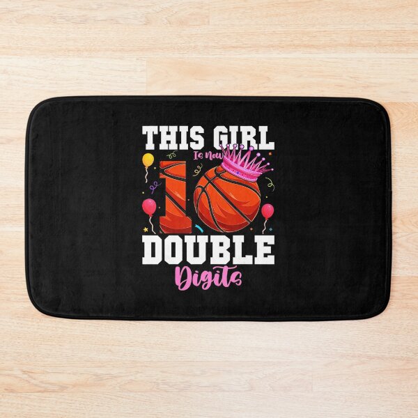 Item preview, Double Digits Basketball Birthday Girl Celebrates Turning Ten designed and sold by allistermariam.