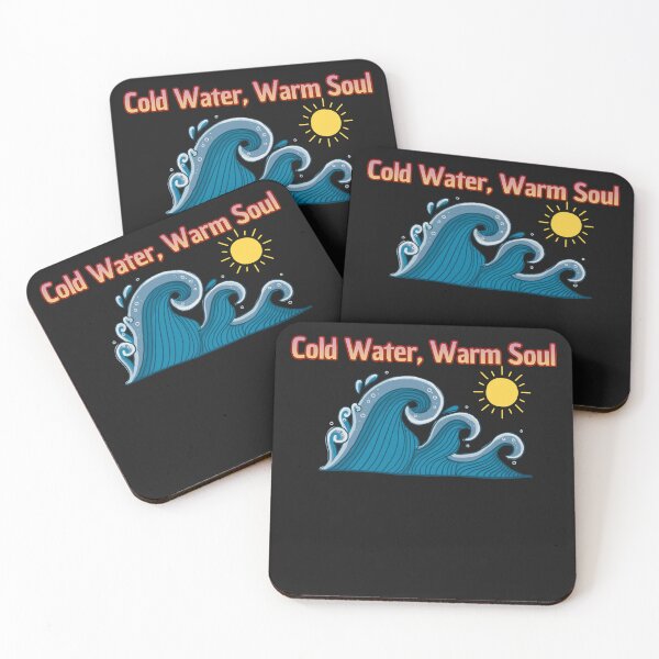 Item preview, Cold Water Warm Soul Ocean Waves Retro Vintry Off designed and sold by VintryOff.