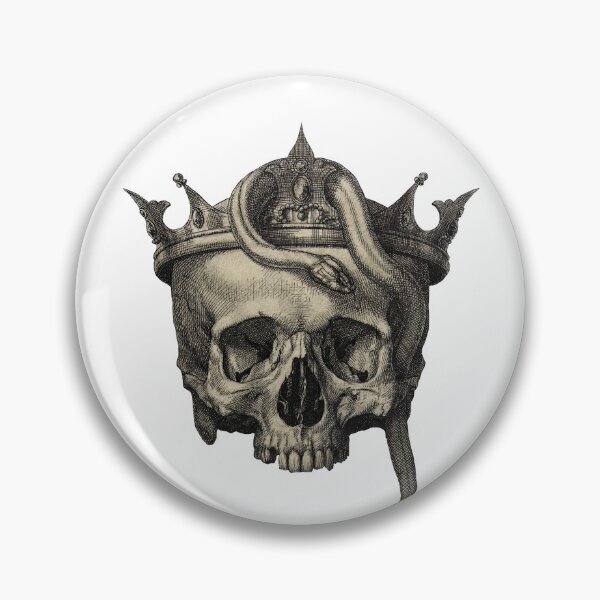 Item preview, Skull Crowned with Snakes designed and sold by Mustang Mercantile.