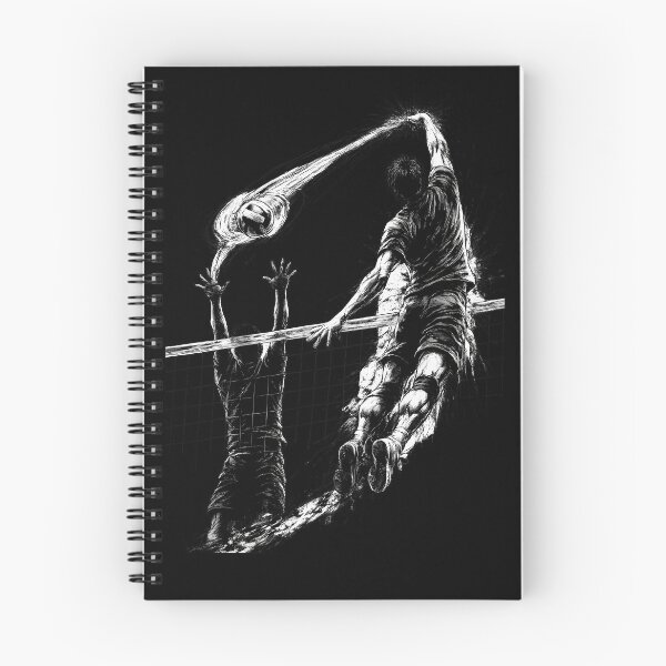 Item preview, Volleyball Roll Shot - Topspin Attack - Volleyball Player Gift - Black and White Ink Art Shirt designed and sold by NorthRally.