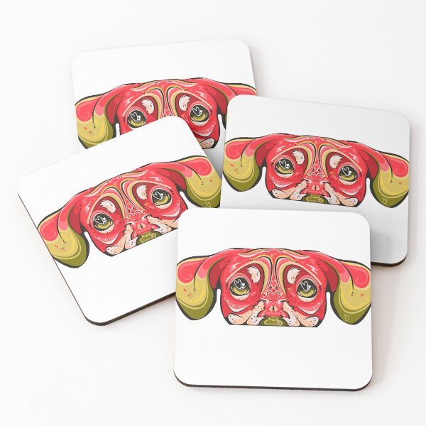 Item preview, Dragon fruit Dachshund  designed and sold by TwistedTarotArt.