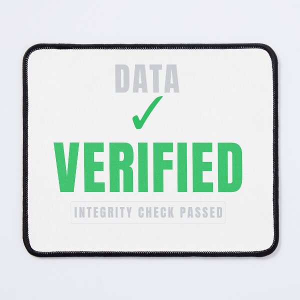 Item preview, Data Verified | Premium Tech Typography Design designed and sold by HeartAndArtShop.