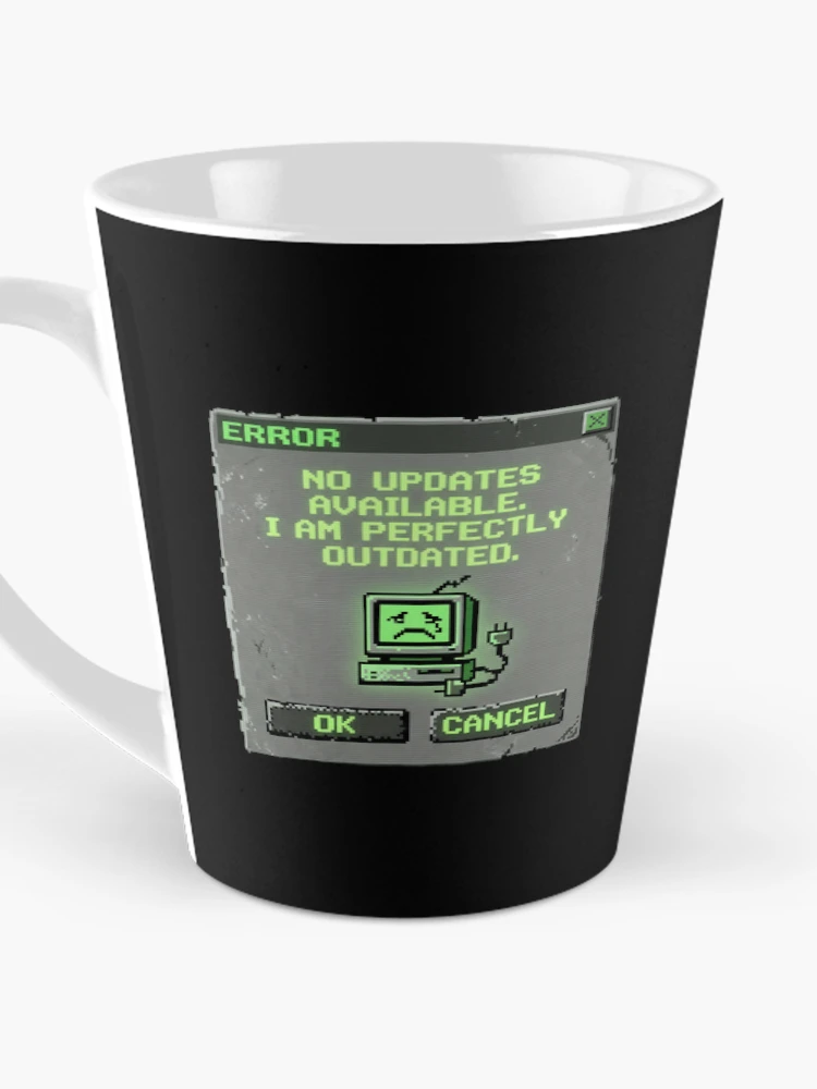 Thumbnail 3 of 4, Coffee Mug, Perfectly Outdated Retro Computer Error Message designed and sold by SplashTastic.