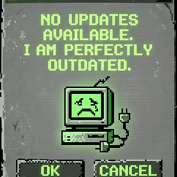 Artwork thumbnail, Perfectly Outdated Retro Computer Error Message by SplashTastic