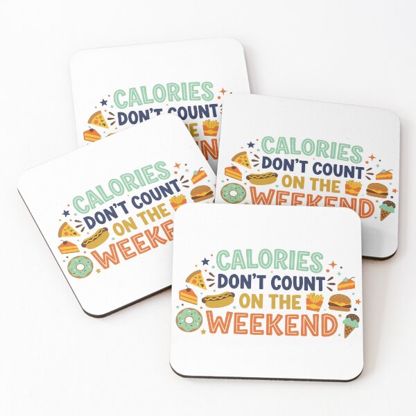 Item preview, Calories Don't Count On The Weekend - Colorful Fast Food Cheat Day Wear designed and sold by ShirtRemarks.