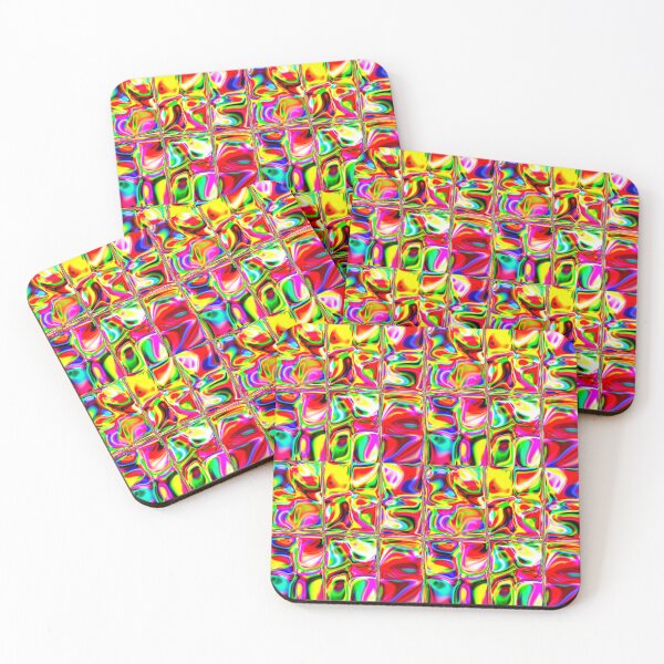 Item preview, Bright multicolored fluid art texture block tile seamless pattern. designed and sold by AjjimaJKM.