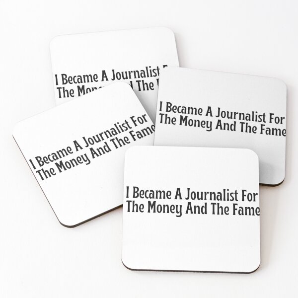 Artikelvorschau, Lustiges Geschenk für Journalisten – T-Shirt „Ich wurde Journalist wegen des Geldes und des Ruhms“ entworfen und verkauft von OopsIDrewIt.
