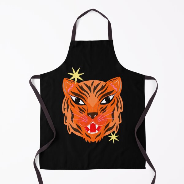 Item preview, Fierce Tiger Head Colorful Boho Folk Art designed and sold by melisadoneart.