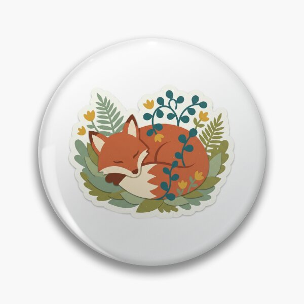 Item preview, Dreaming Fox in Forest Bed designed and sold by belajarubic.