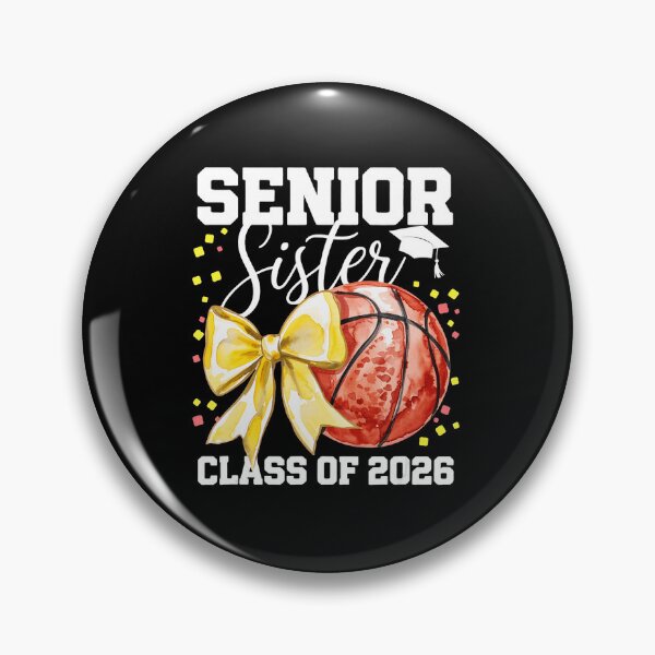 Item preview, Senior Sister Class of 2026 Basketball Graduation Bow designed and sold by allistermariam.