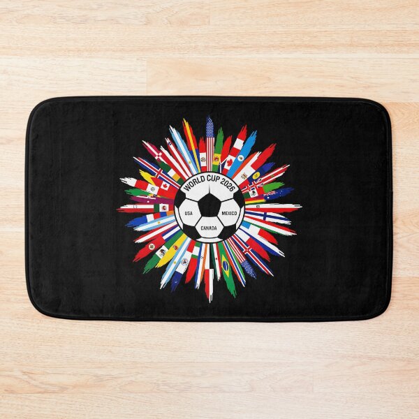 Item preview, World Cup 2026 USA Mexico Canada Host Nations Football Soccer Fan designed and sold by BalthQIK.