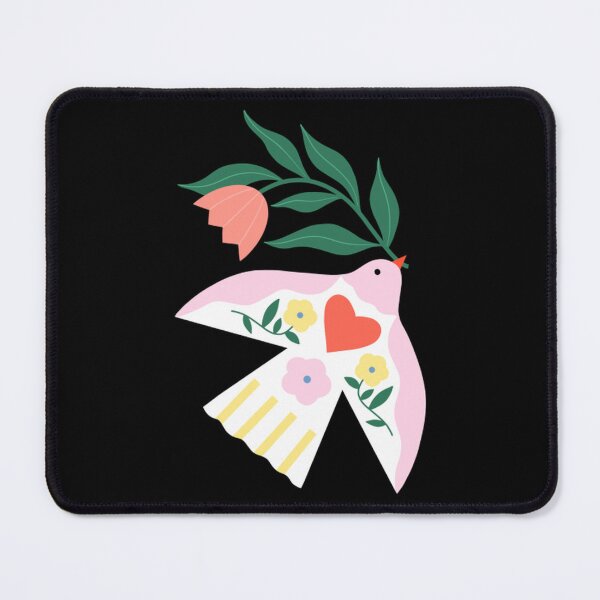 Item preview, Floral Bird Minimalist Botanical Peace Dove Art designed and sold by melisadoneart.