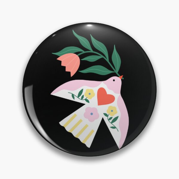 Item preview, Floral Bird Minimalist Botanical Peace Dove Art designed and sold by melisadoneart.