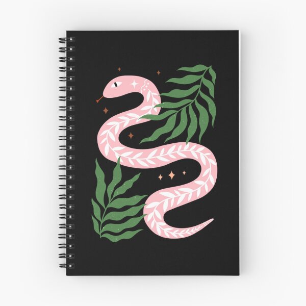 Item preview, Mystical Snake Pink Pastel Folk Art Graphic designed and sold by melisadoneart.