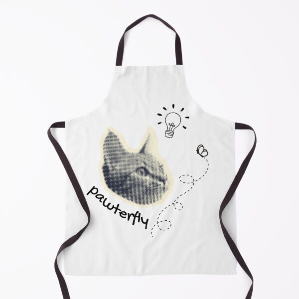 Item preview, Pawerfly Cute Cat Butterfly Pun Design designed and sold by shopfindingbeni.