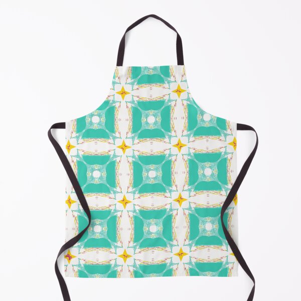 Item preview, Green Floral Guilloche Line Art Pattern designed and sold by Nicha Studio.