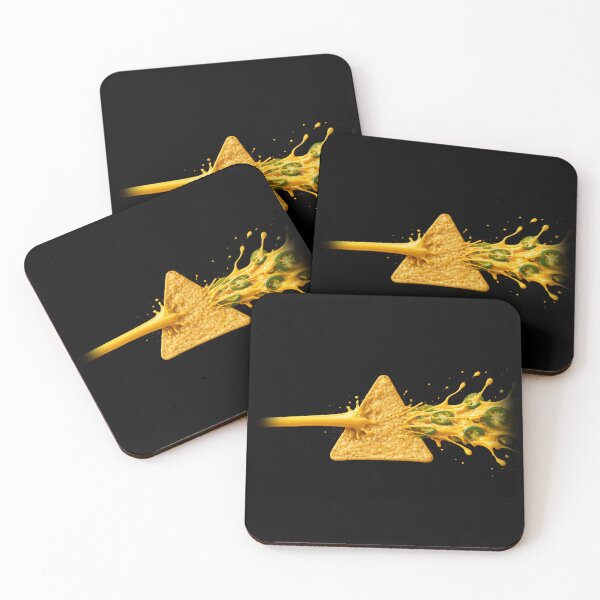 Item preview, The Dark Side of the Nacho | Cheese Prism Inspired Food Art designed and sold by Lifer Art and Design.