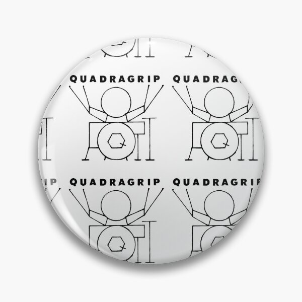 Item preview, drummer logo - quadragrip - michael welch / 1980 designed and sold by mwdrum.