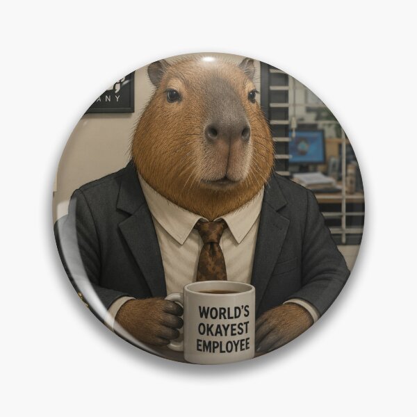 Item preview, Corporate Capybara – Assistant to the Regional Manager designed and sold by byaga.