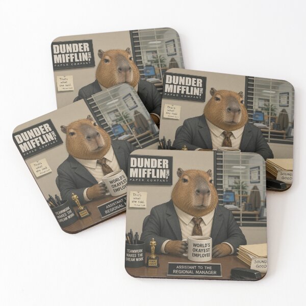 Item preview, Corporate Capybara – Assistant to the Regional Manager designed and sold by byaga.