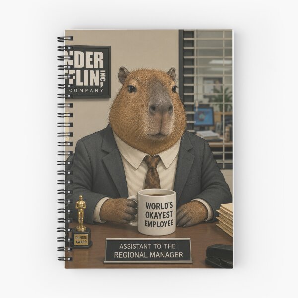 Item preview, Corporate Capybara – Assistant to the Regional Manager designed and sold by byaga.