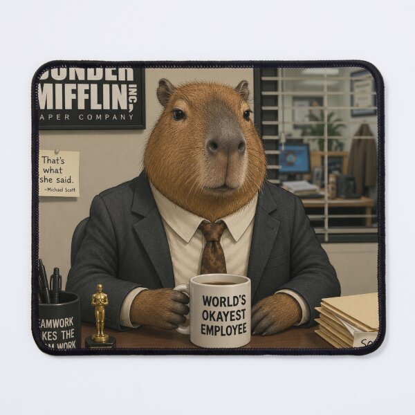 Item preview, Corporate Capybara – Assistant to the Regional Manager designed and sold by byaga.