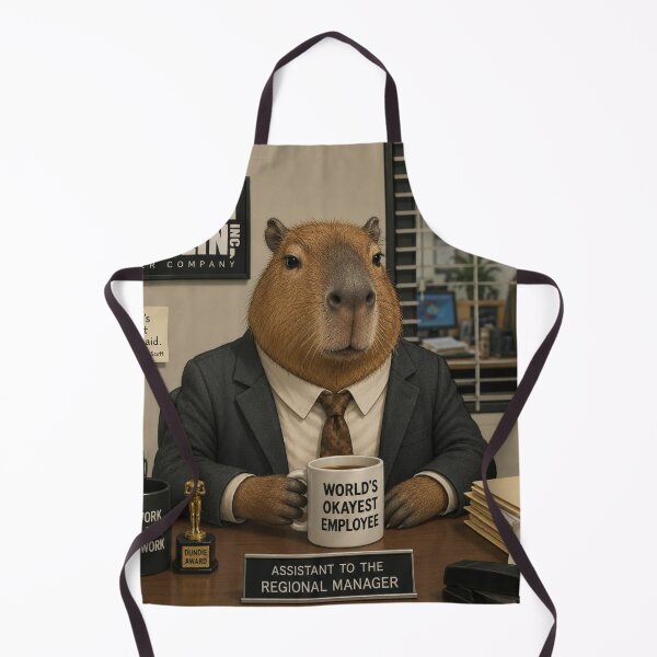 Item preview, Corporate Capybara – Assistant to the Regional Manager designed and sold by byaga.