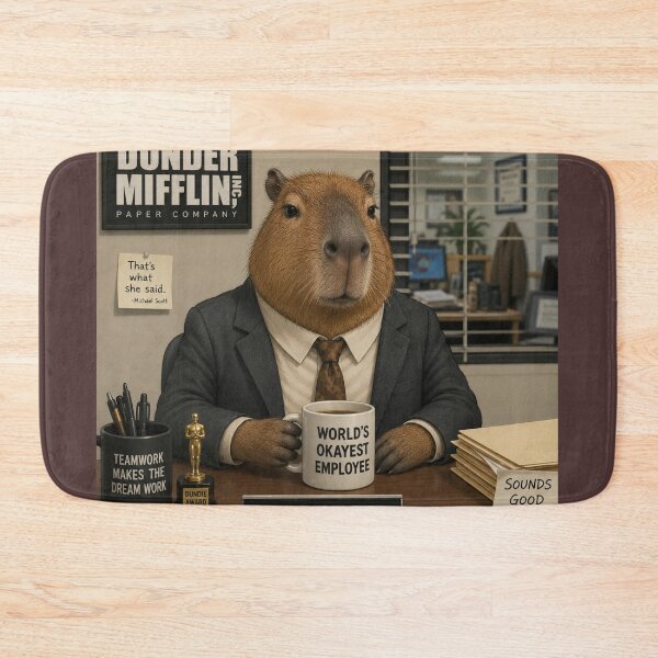 Item preview, Corporate Capybara – Assistant to the Regional Manager designed and sold by byaga.