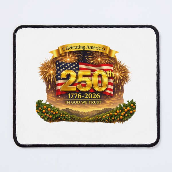Item preview, America 250th Anniversary 1776–2026 Patriotic Fireworks Design designed and sold by Nacho-A-Daddy Creations.