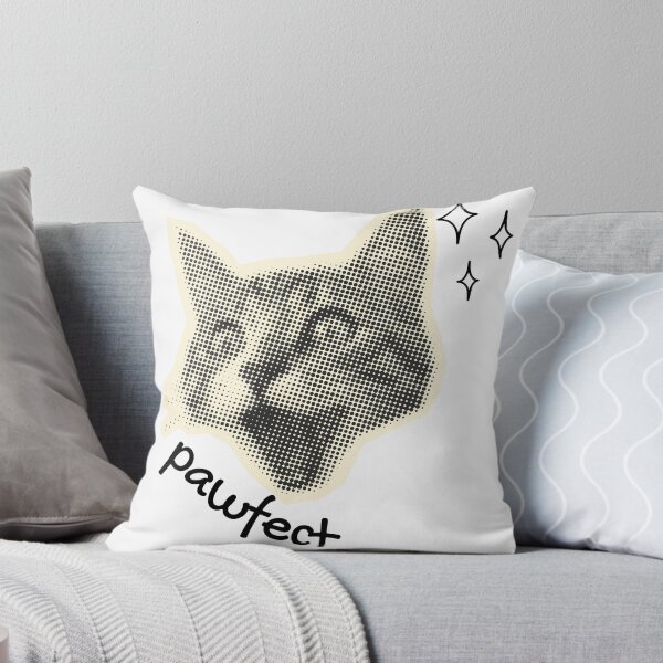 Item preview, Pawfect Cute Cat Pun Retro Halftone Design designed and sold by shopfindingbeni.