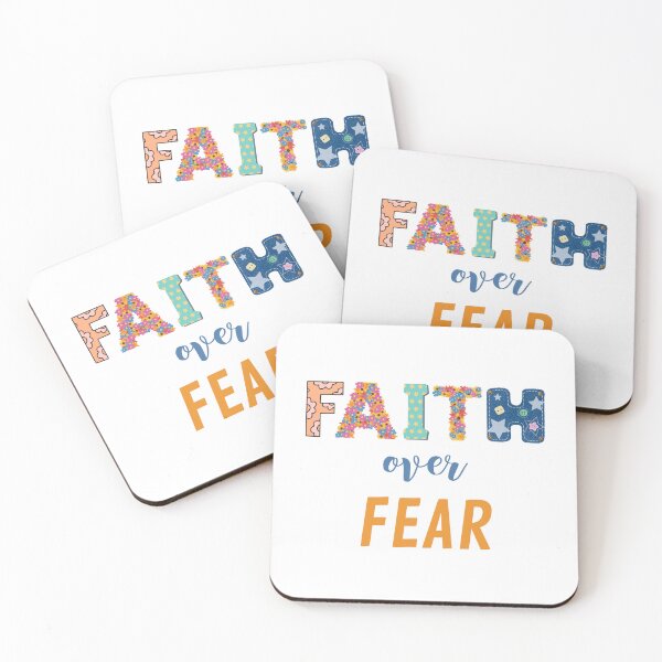Item preview, Faith over Fear – Faith stronger than fear motif designed and sold by PureHopeStudio.