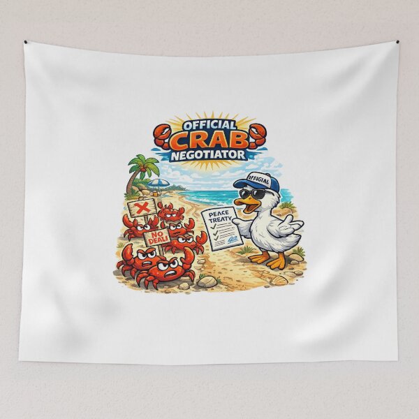 Item preview, Crab Negotiatior designed and sold by stikrusak.