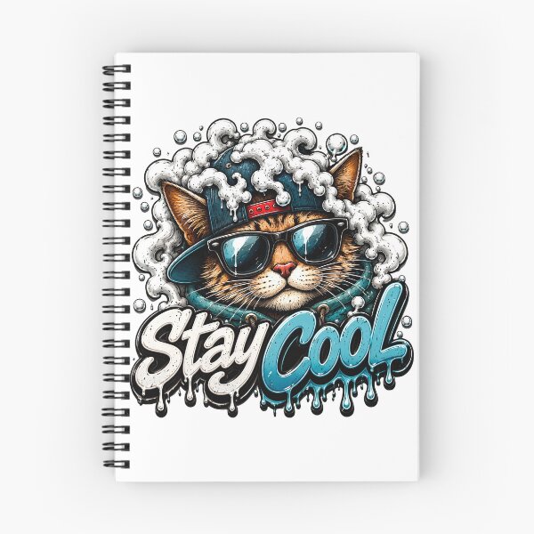 Item preview, Cool Graffiti Cat Wearing Sunglasses - "Stay Cool" Urban Art designed and sold by M.Store.