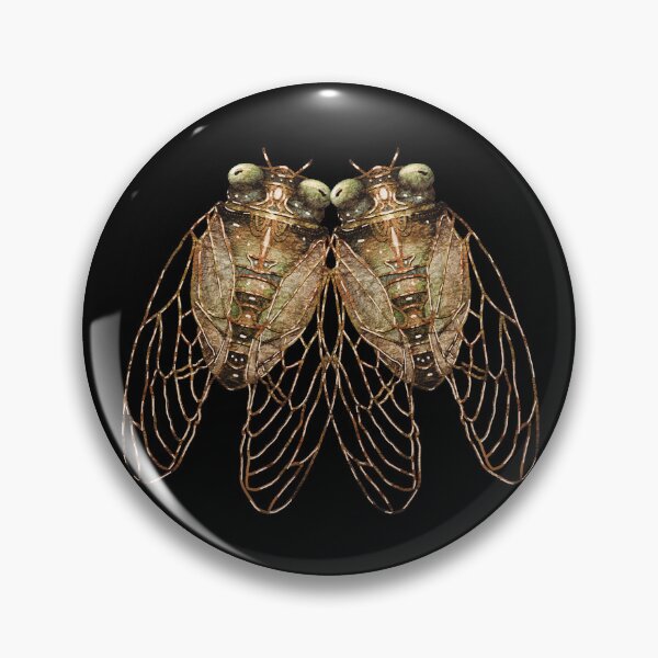 Item preview, Vintage Cicadas Antique Natural History Insects designed and sold by Karin Taylor.