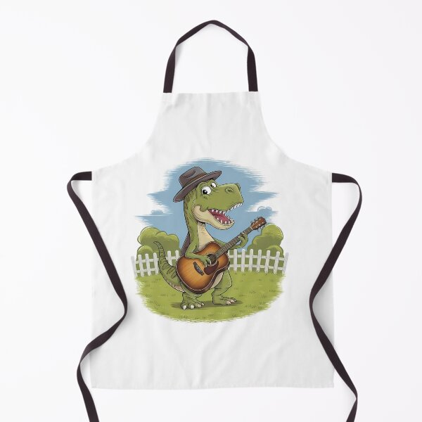Item preview, Cowboy T-Rex Playing Guitar - National Guitar Day designed and sold by Art-Arcade6.