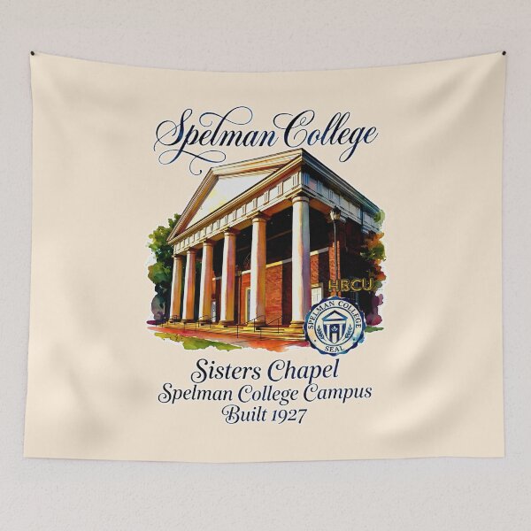 Item preview, Spelman College Sisters Chapel Watercolor Architecture Art designed and sold by EvergreenPark - Tee Studio.