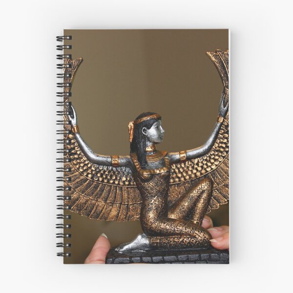 Item preview, Divine Goddess Isis: Luxury Golden Ancient Egyptian Statue Photography: Isis Gold and Silver. Egypt designed and sold by TaynaraVieira.