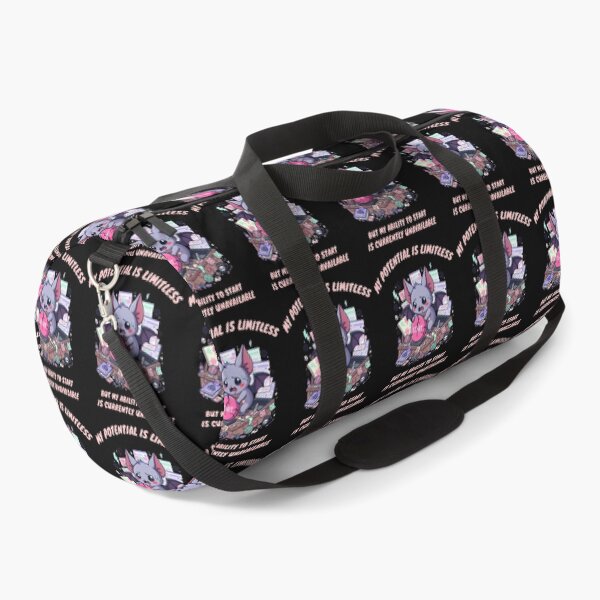 Item preview, Redbubble title:  ADHD Bat – My Potential Is Limitless, But My Ability To Start Is Currently Unavailable designed and sold by DarklyOK.