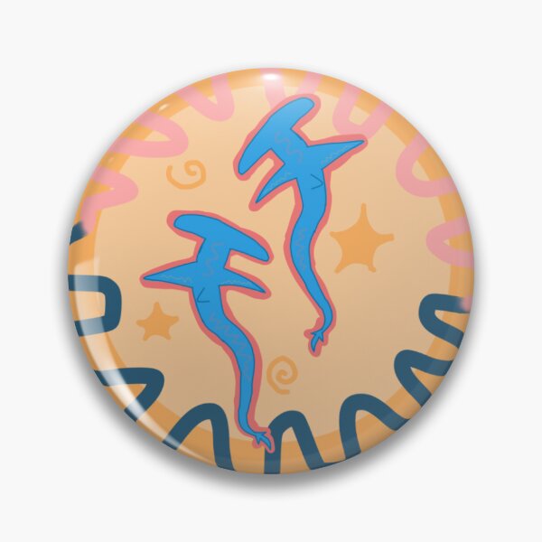 Item preview, Twin Shark design (circle) designed and sold by ashetastic art.
