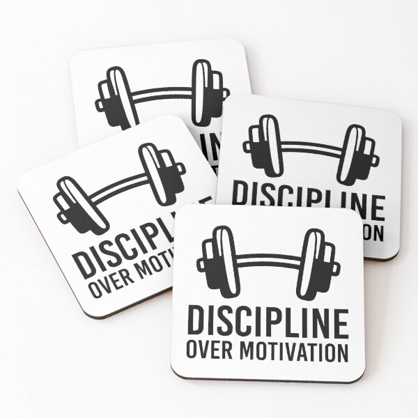 Item preview, Discipline Over Motivation Minimalist Gym designed and sold by brodyaga1912.