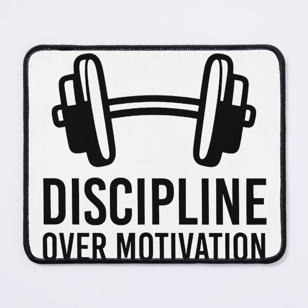 Item preview, Discipline Over Motivation Minimalist Gym designed and sold by brodyaga1912.